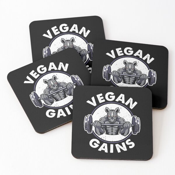 Item preview, Vegan Gains Strength designed and sold by ReignGFX.