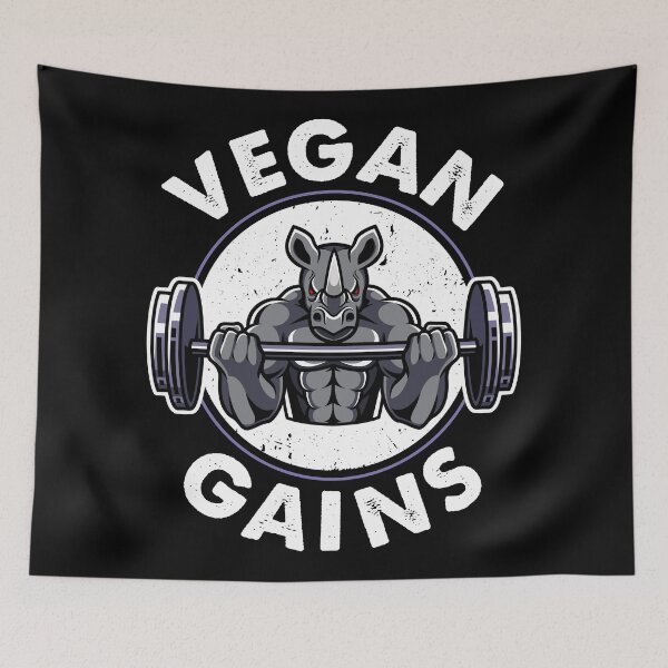 Item preview, Vegan Gains Strength designed and sold by ReignGFX.