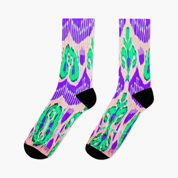 Item preview, Exotic flower ikat patterns designs - rainbow tribal designs designed and sold by LeFabriqueOuz.