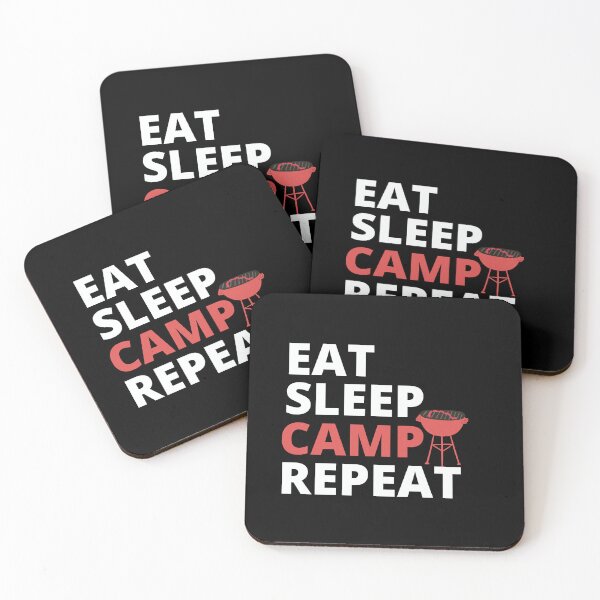 Item preview,  Eat Sleep Camp Repeat designed and sold by mksjr.