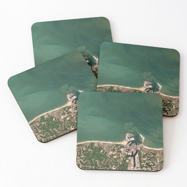 Item preview, Algal bloom off Belgian coast captured from space designed and sold by Raureif.