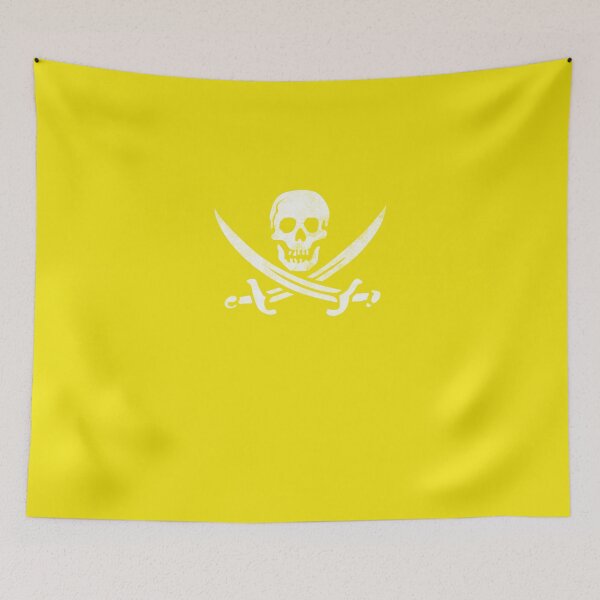 Item preview, Calico Jack Sword Pirate Flag Jolly Roger Graphic Classic T-Shirt designed and sold by MiroaPense.
