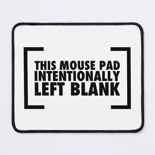 Item preview, This Object Intentionally Left Blank White designed and sold by realDMdesigns.