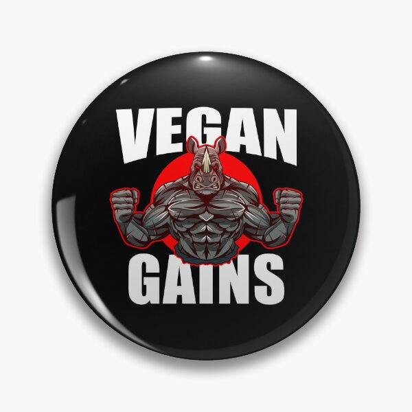 Item preview, Vegan Gains Gym Strength designed and sold by ReignGFX.