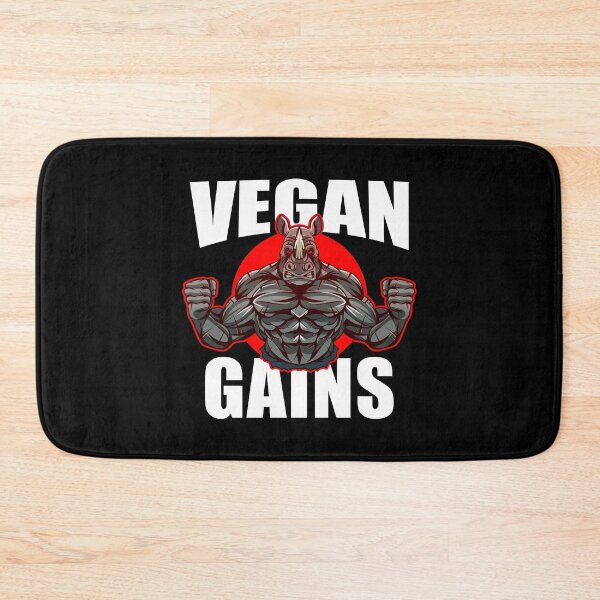 Item preview, Vegan Gains Gym Strength designed and sold by ReignGFX.