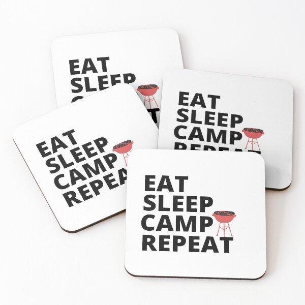 Item preview, Eat Sleep Camp Repeat designed and sold by mksjr.