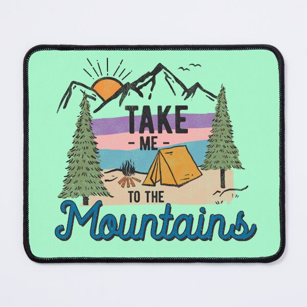 Item preview, Take Me To The Mountains Campaigns Retro style vintage Adventure  designed and sold by EcchiWaifuShop.