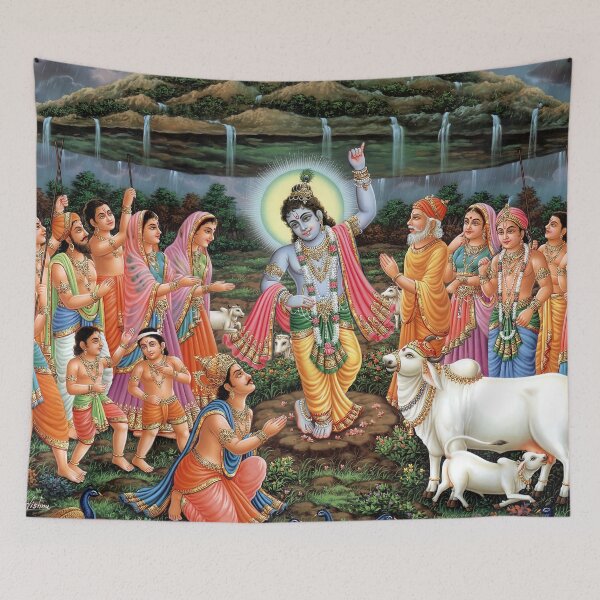 Item preview, Krishna Lifting Mount Govardhan designed and sold by Onodera.