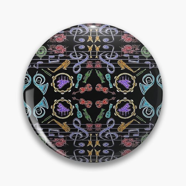 Item preview,  FUNNY ABSTRACT MUSIC INSTRUMENTS PATTERN - JAZZ CLASSIC INSTRUMENTS ORCHESTRA 2. designed and sold by Ralek.
