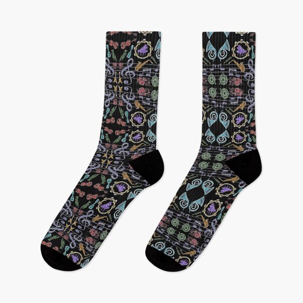 Item preview,  FUNNY ABSTRACT MUSIC INSTRUMENTS PATTERN - JAZZ CLASSIC INSTRUMENTS ORCHESTRA 2. designed and sold by Ralek.
