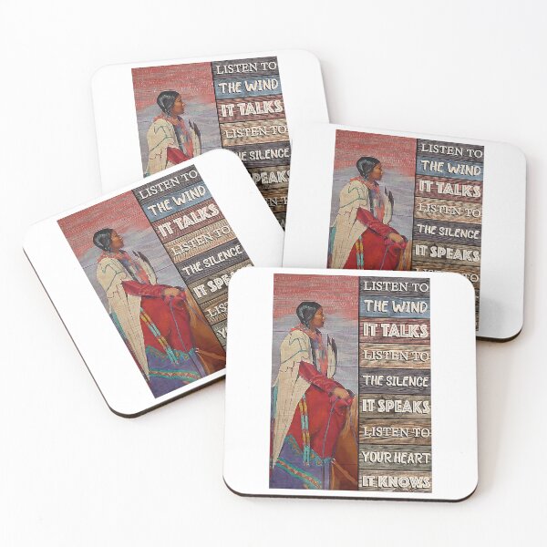 Item preview, Native American Listen To The Wind It Talks designed and sold by Nicer2cute98.