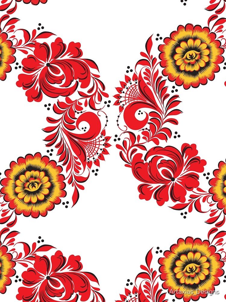 Eastern European Traditional Pattern" A-Line Dress for Sale by TonyAra |  Redbubble