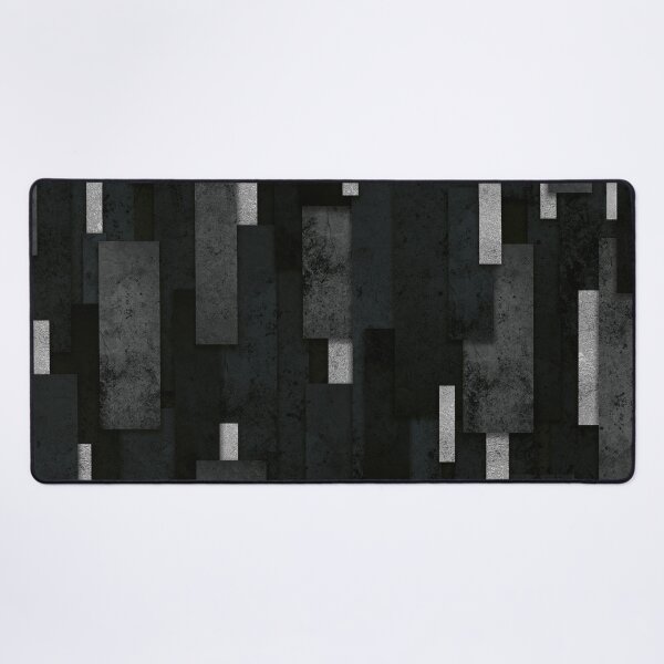 Item preview, Silver and Black Urban Charcoal Spires designed and sold by AmbienceArt.
