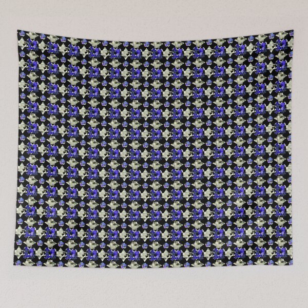 Item preview, Color Illustration Fancy shapes, Gray and Blue designed and sold by DigitalGemArt.