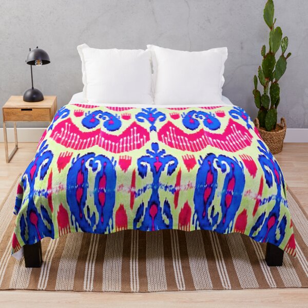 Item preview, Exotic flower ikat patterns designs - rainbow tribal designs designed and sold by LeFabriqueOuz.