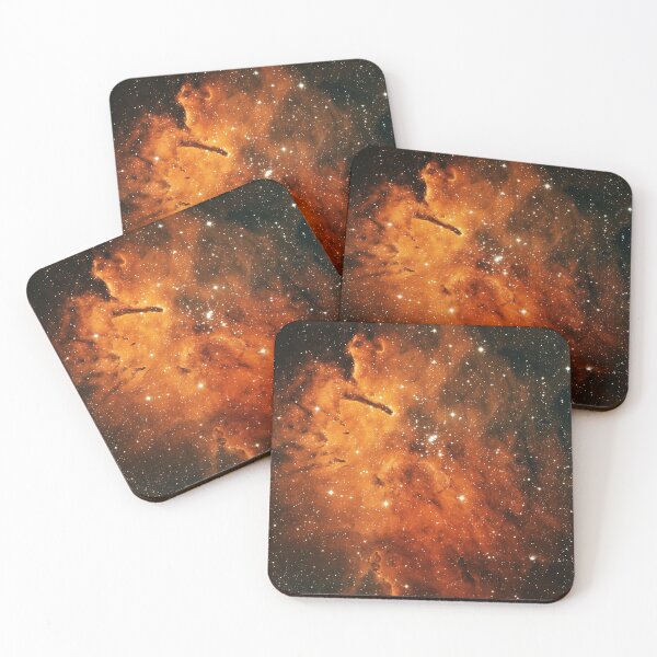 Item preview, Emission nebula (NGC 6820) and Open star cluster (NGC 6823) in the constellation of Vulpecula designed and sold by Raureif.