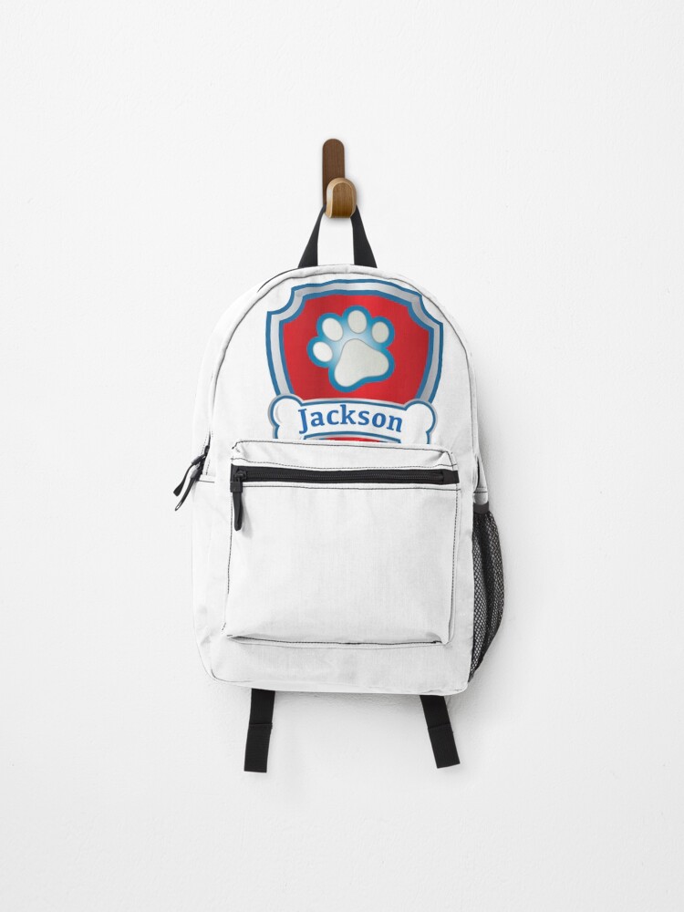 Thumbnail 1 of 3, Backpack, Jackson Name Paw Patroller designed and sold by RMSartZ.