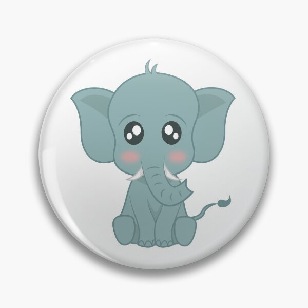 Item preview, Elephant Chibi designed and sold by Ursa Art.