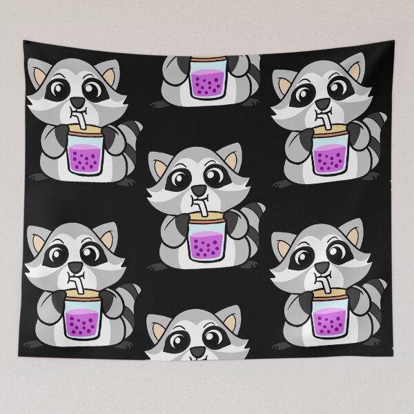 Item preview, Boba Racoon  designed and sold by CarolHa2831030.