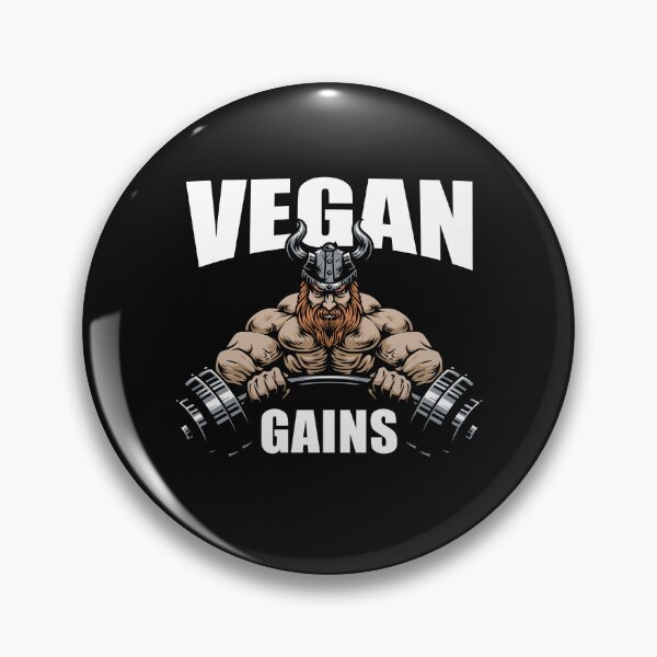 Item preview, Tough Gym Vegan Gains designed and sold by ReignGFX.