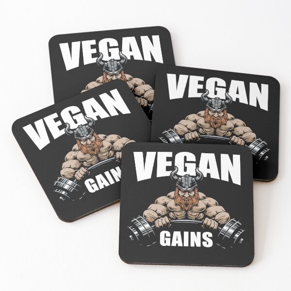 Item preview, Tough Gym Vegan Gains designed and sold by ReignGFX.