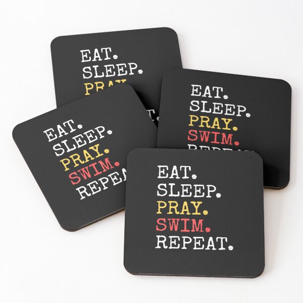 Item preview, Eat Sleep Pray Swim Repeat Christian Catholic designed and sold by Berman True.