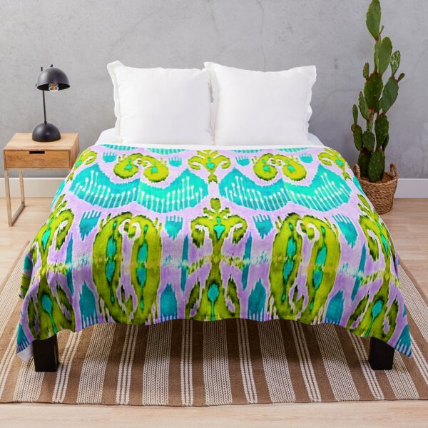 Item preview, Copy of Exotic flower ikat patterns designs - rainbow tribal designs designed and sold by LeFabriqueOuz.