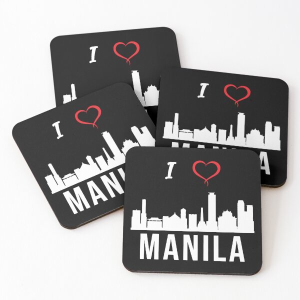Item preview, I love Manila Skyline Filipino Culture Philippines designed and sold by alltheprints.