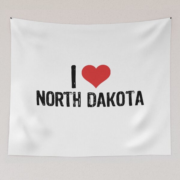 Item preview, I Love North Dakota designed and sold by The "I Love Everything" Shop.