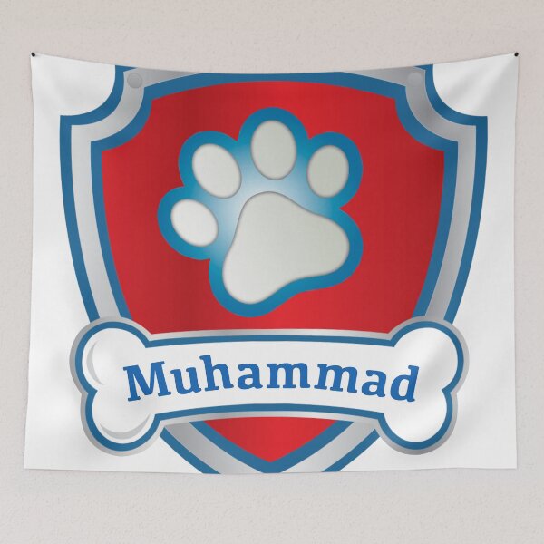 Item preview, Muhammad Name Paw Patroller  designed and sold by RMSartZ.