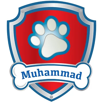 Artwork thumbnail, Muhammad Name Paw Patroller by RMSartZ