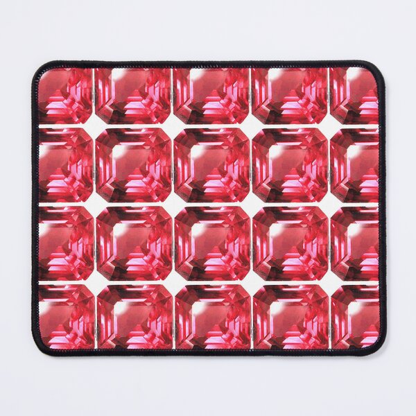 Item preview, Octagon shaped Ruby Gemstone July Birthstone designed and sold by DigitalGemArt.