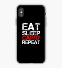 Eat Sleep Carry Repeat iPhone Case