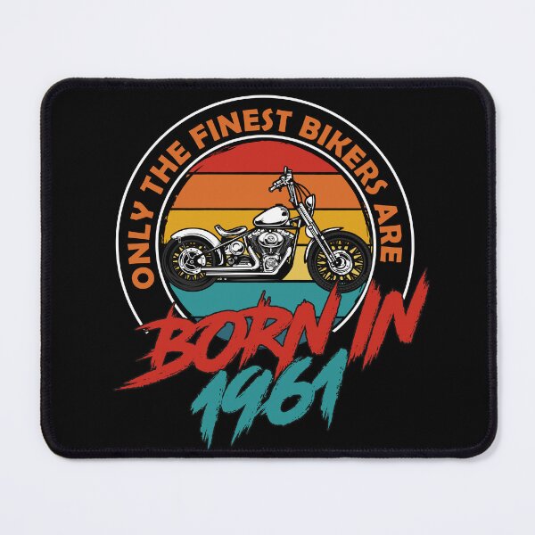Item preview, 61 Year Old Biker. Born in 1961 61st Birthday Bike Motorbike designed and sold by boxoflyrics.