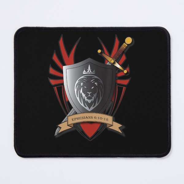 Item preview, Eph 610 Christian Armor Of God Lion On Shield Scripture designed and sold by Berman True.