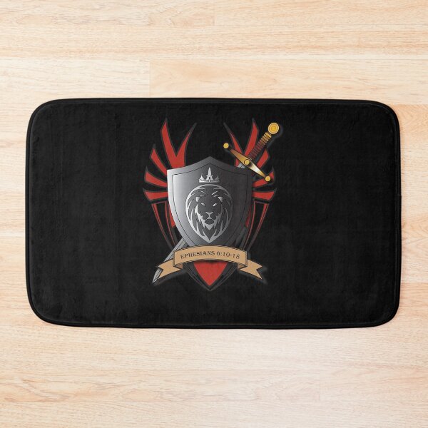 Item preview, Eph 610 Christian Armor Of God Lion On Shield Scripture designed and sold by Berman True.