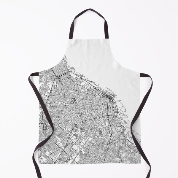 Item preview, Buenos Aires White Map designed and sold by multiplicitymap.