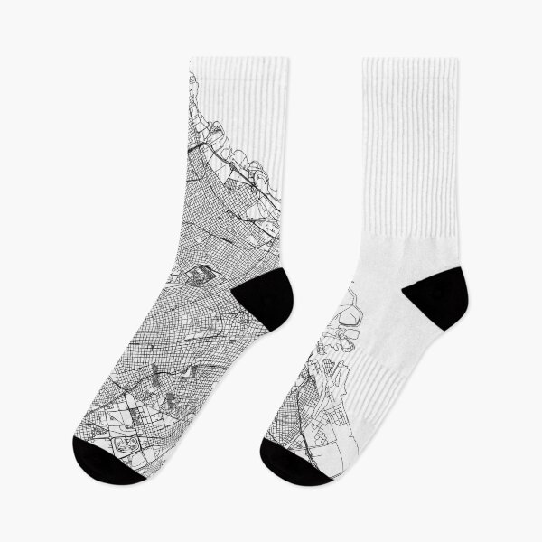 Item preview, Buenos Aires White Map designed and sold by multiplicitymap.