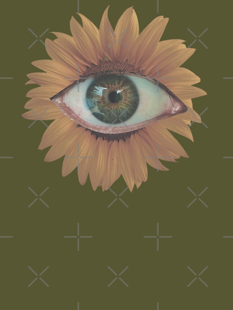 Weirdcore Dreamcore Sunflower Eye  Postcard for Sale by ghost888