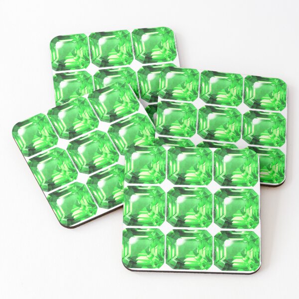 Item preview, Emerald Gemstone, Birthstone of the Month May, Light Green designed and sold by DigitalGemArt.