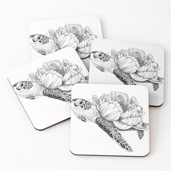 Item preview, Peony Turtle designed and sold by chxuxi.