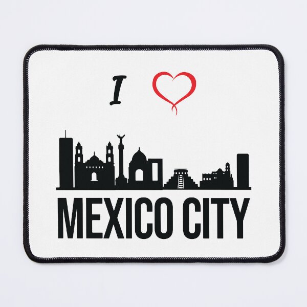 Item preview, I love Mexico City Skyline Mexican Central America  designed and sold by alltheprints.