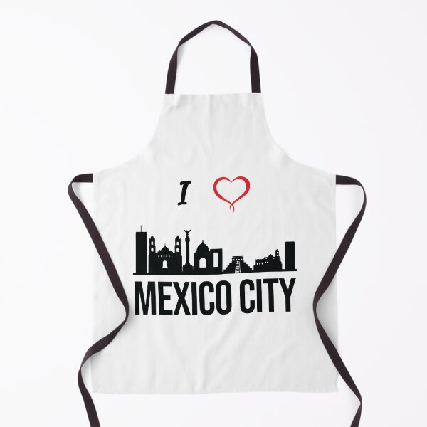 Item preview, I love Mexico City Skyline Mexican Central America designed and sold by alltheprints.