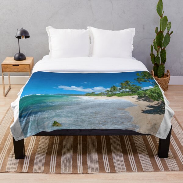 Item preview, sandy beach with palms trees and azure ocean. Beautiful nature. Landscape.  designed and sold by Relaxation  Time.