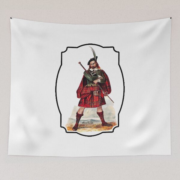 Item preview, Clan MacLean designed and sold by BagTown Clans.