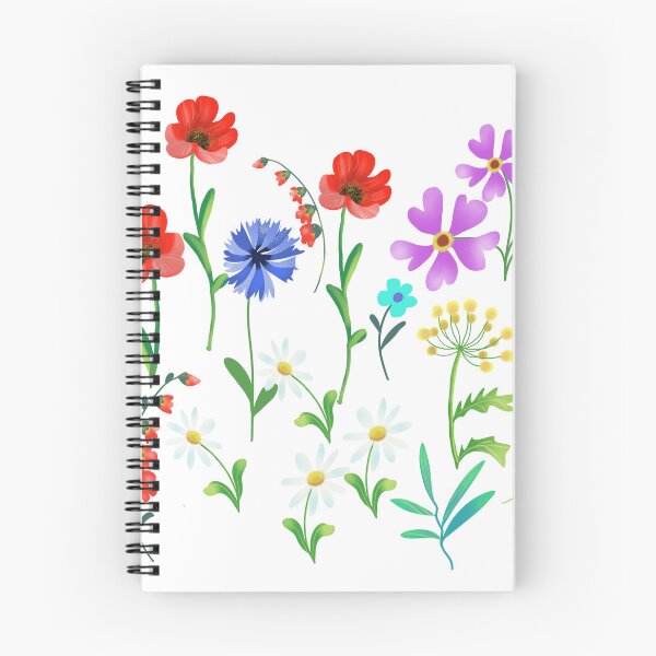 Item preview, botanical bright flowers on the theme of ecology designed and sold by sonaadalian.