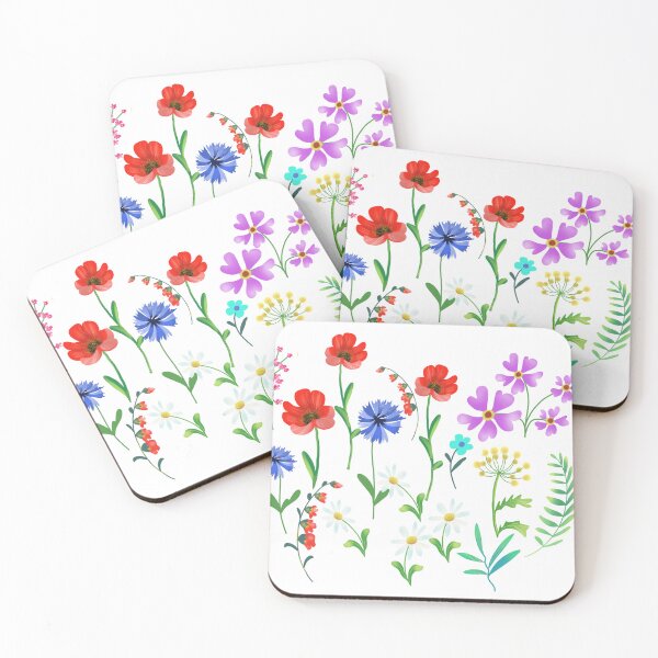 Item preview, botanical bright flowers on the theme of ecology designed and sold by sonaadalian.