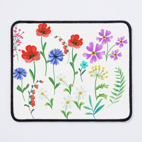 Item preview, botanical bright flowers on the theme of ecology designed and sold by sonaadalian.