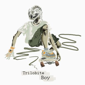 Artwork thumbnail, Trilobite Boy sk8 by Glendon Mellow