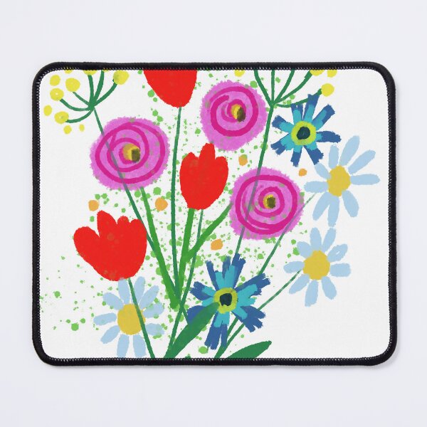 Item preview, botanical bright flowers on the theme of ecology designed and sold by sonaadalian.